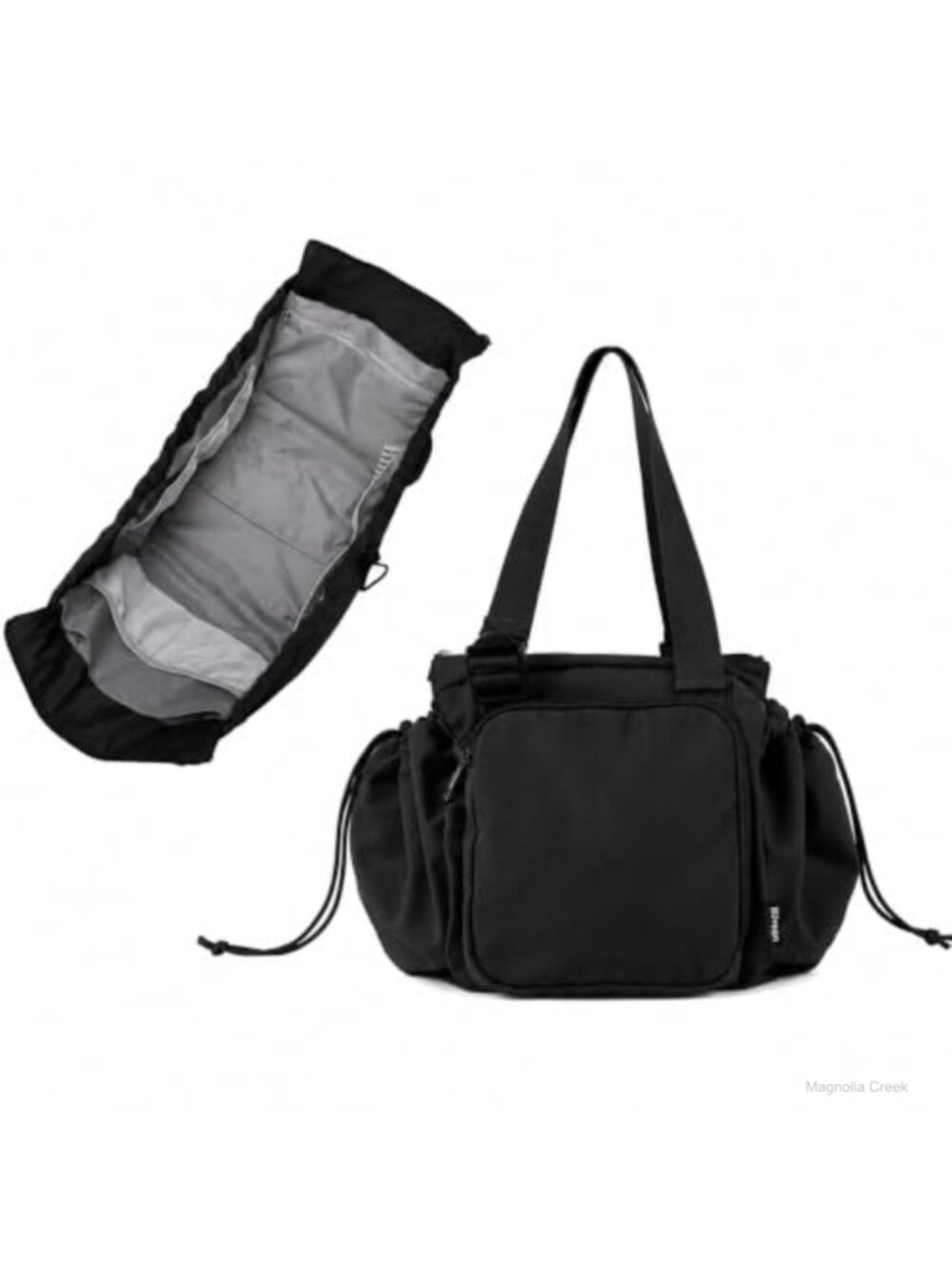 Nylon Convertible Work Tote Travel Bag 16 Pockets Satchel